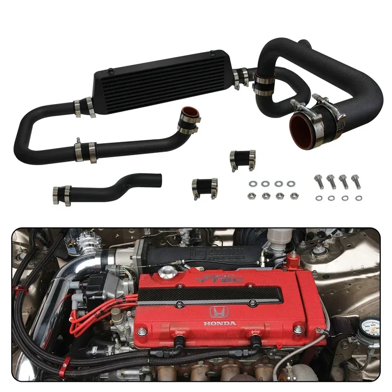 Для Honda Civic EG EK Del Sol D15 D16 B16 B18 Acura Integra DC2 Обновленный передний комплект интеркулера