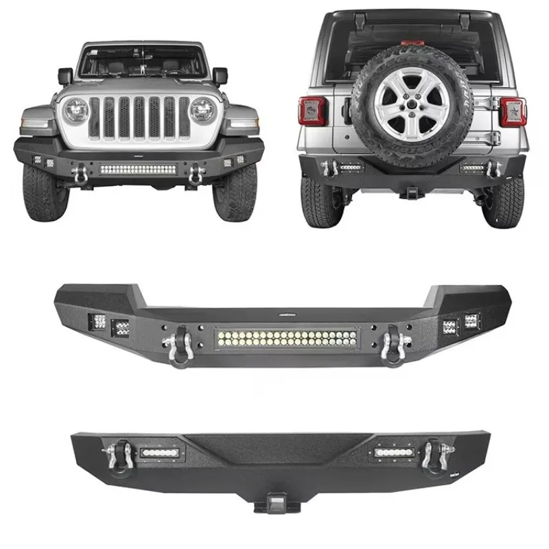 

Wholesale HW Offroad 4X4 Accessories Steel Front/ Rear Bumper Bull Bar for JL 2018