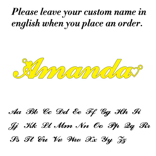 Custom Name Necklace for Women Personalised Cursive Letter Pendant Stainless Steel Jewelry Men Chain Choker Collar Personalizado - Image 21