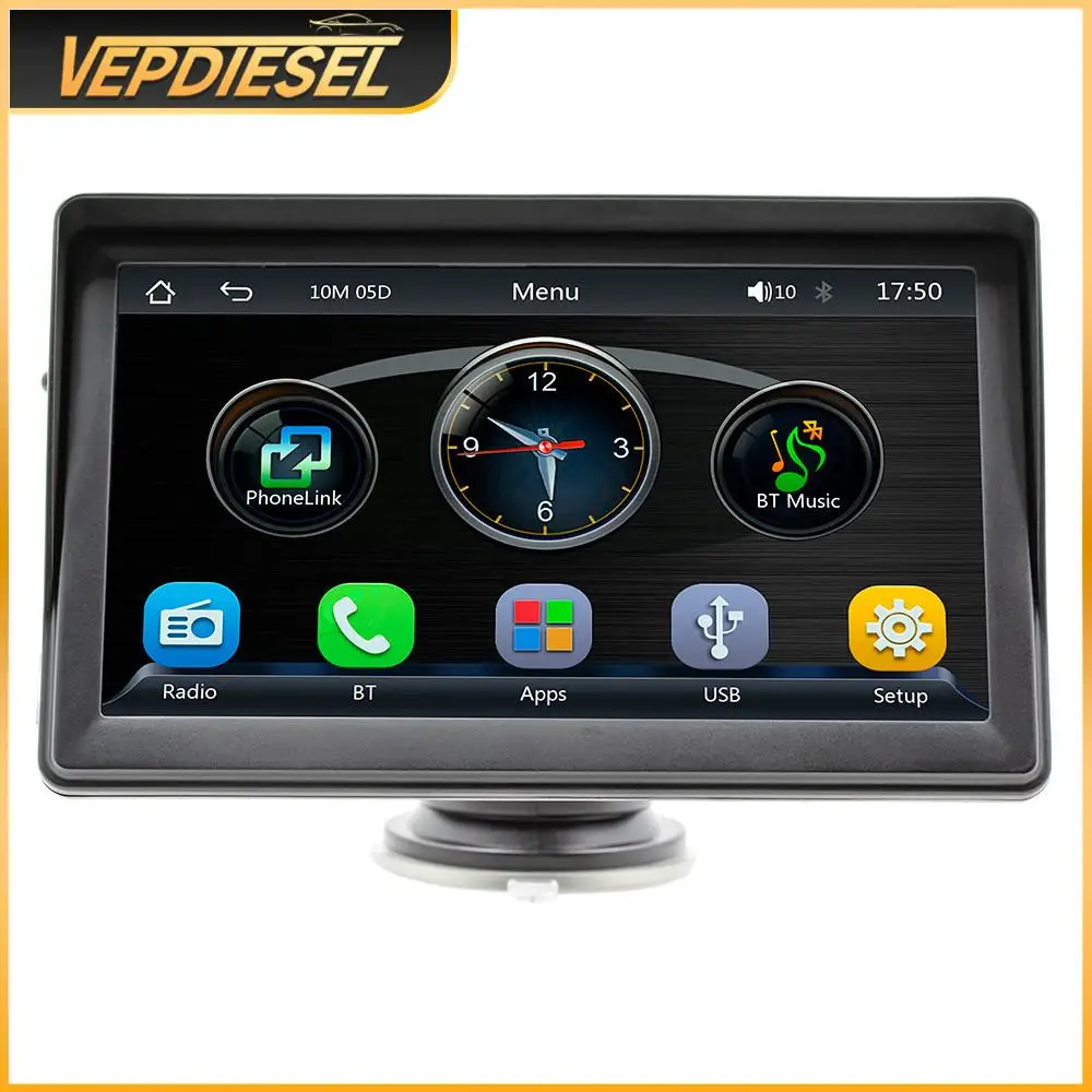 

Portable Wireless Apple Carplay car radio Android Auto Car Multimedia Player 1080P IPS 7" Mp5 radios bluetooth no 1din