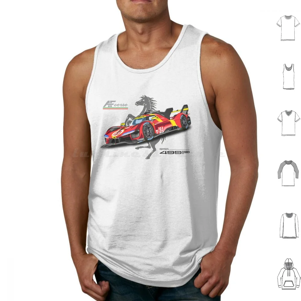 The Centenary Winner Tank Tops Print Cotton Racing Motorsport Leman Corse 499p