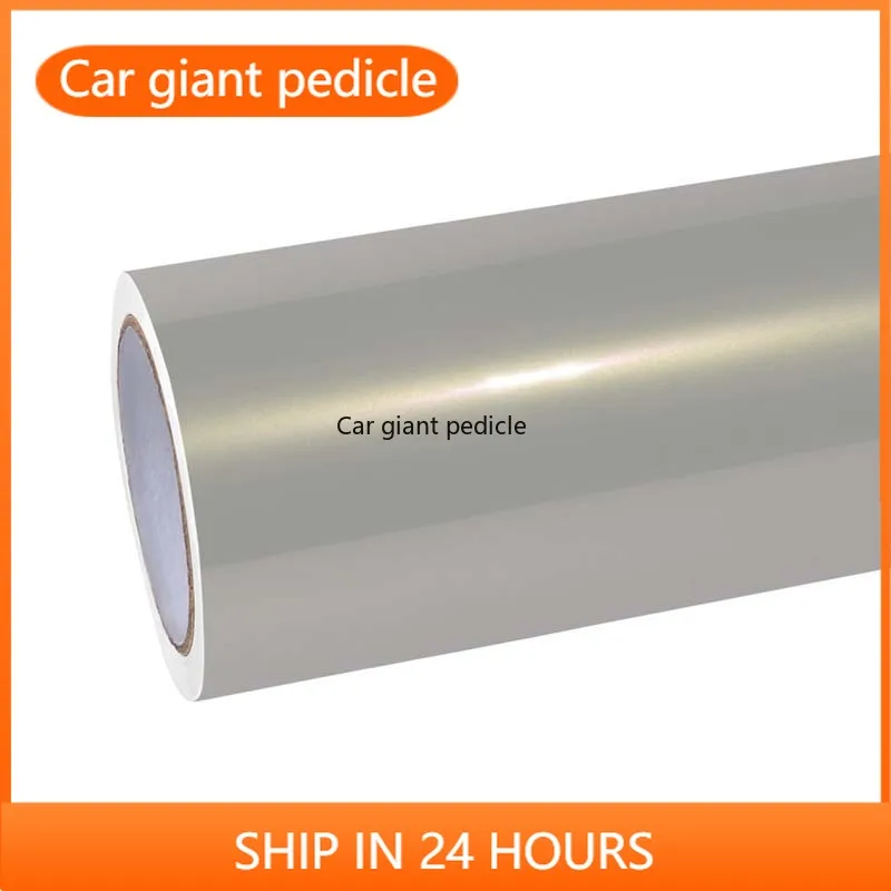 Highest quality Light Light gold luster vinyl Wrap Film Car Wrap Film Non degumming Non fading quality Warranty 1.52M*17M