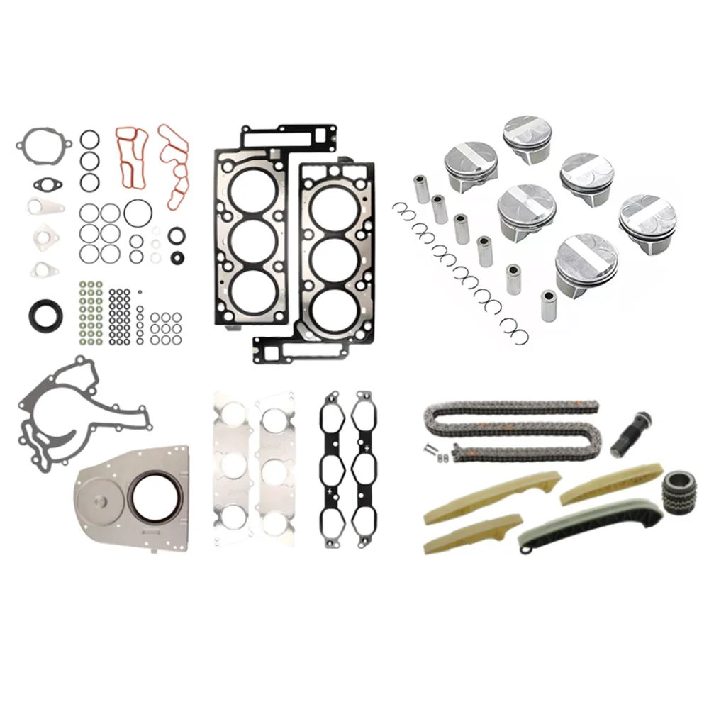 AUTO ENGINE PARTS Rebuilding Gasket Seals Overhaul Kit For Mercedes-Benz C350 W211 W166 3.5L V6 3.5 L T GAS DOHC 2005-2015