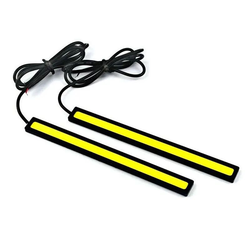 TCYATO 2PCS 17 cm universal waterproof daytime running lights, fog lights, car-shaped Led daytime running lights, DRL fog lights