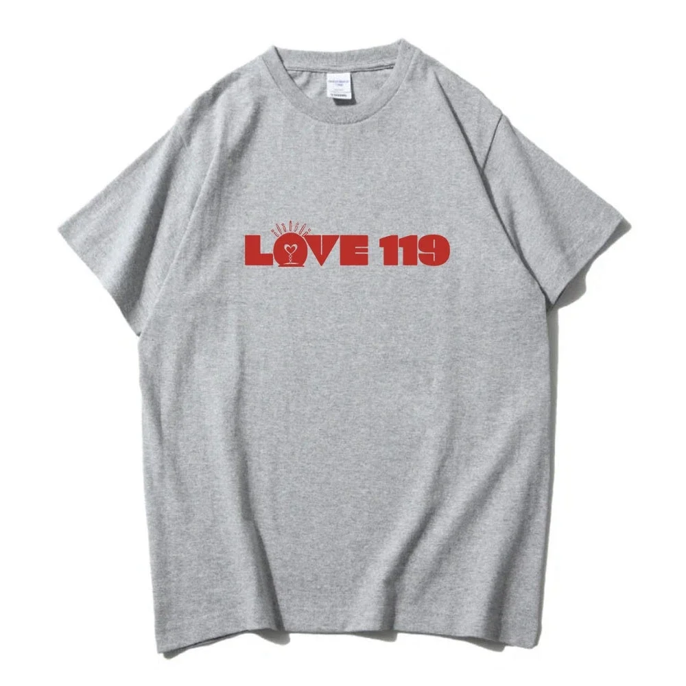 Riize Rise and Realize Love 119 T-shirt  Boys Band Korean Fashion Tees Tops Casual Short Sleeve Cotton Soft Shirt Streetwear