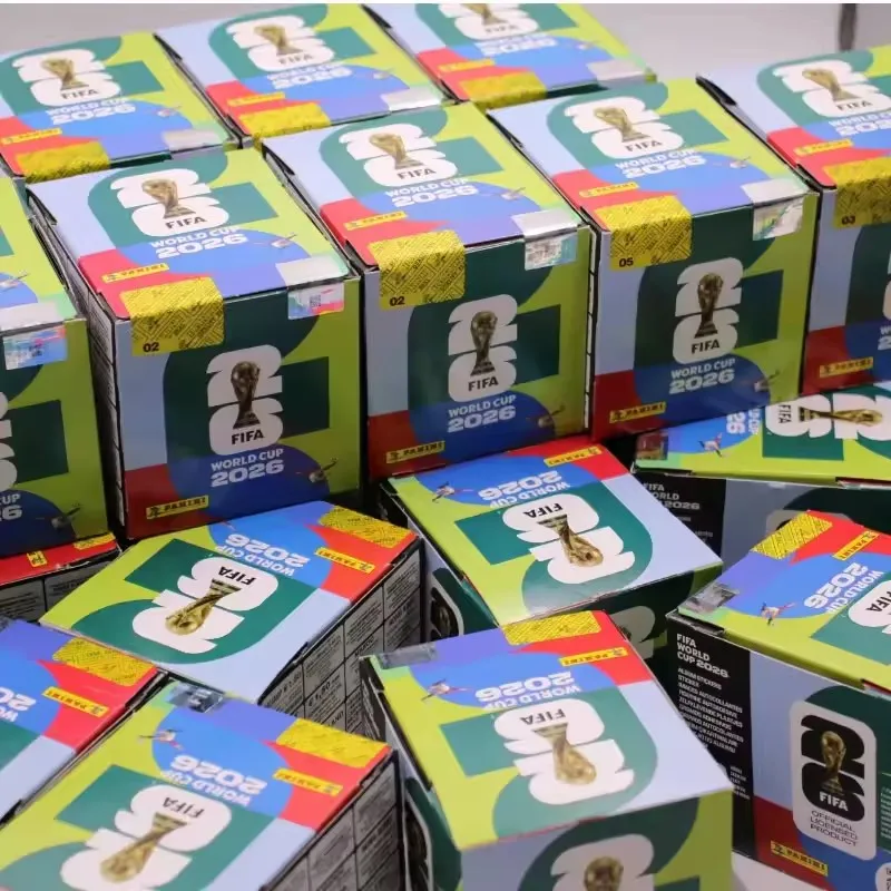 Panini FIFA World Cup 2026 Official Sticker Box, Sealed Hobby Box Collectible Soccer Stickers for Album Collection, Football Fan