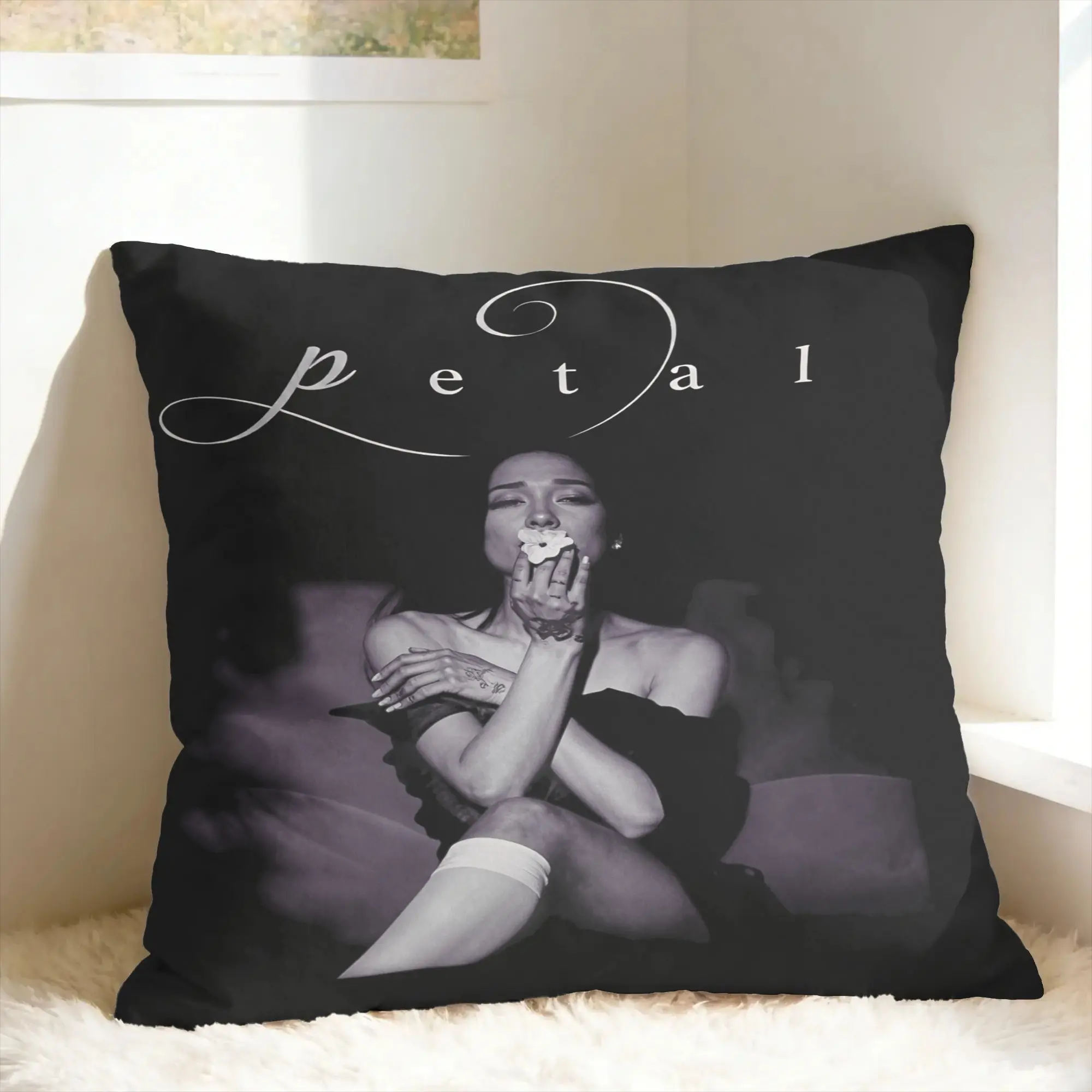 A-Ariana Grande Petal Core Pillow Case  Comfy Pillow Cover Retro Trendy Pillowcases For Sofa Couch Bed Living Room