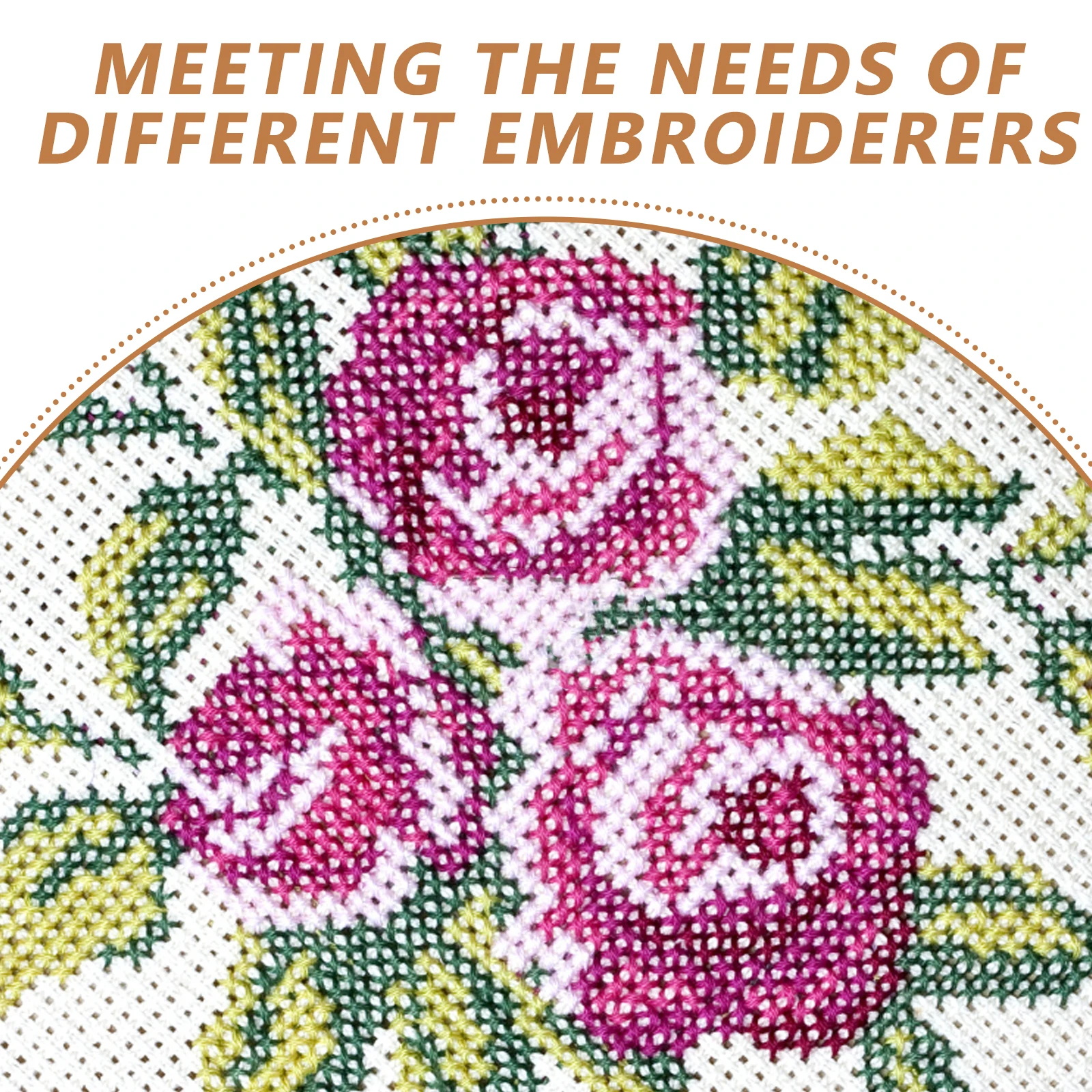 

Cross Stitch Fabric White Embroidery Cloth Diy Stitching Supplies Durable Sewing Material For Handicrafts Needlework Kits