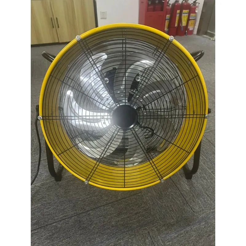 20 Inches Industrial Drum Fan 3 Speed Powerful Blowing Exhaust Ventilator For Workshop Warehouse Use