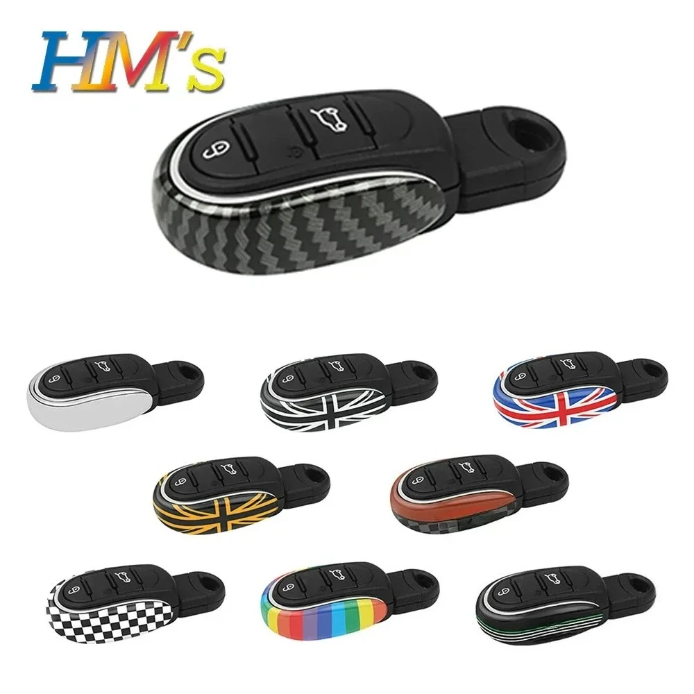 Étui pour clé en alliage de style de voiture, couvercle de chaîne, Jack Union pour Mini Cooper JCW F54 F55 F56 F57 F60 Clubman Countryman, accessoires de voiture
