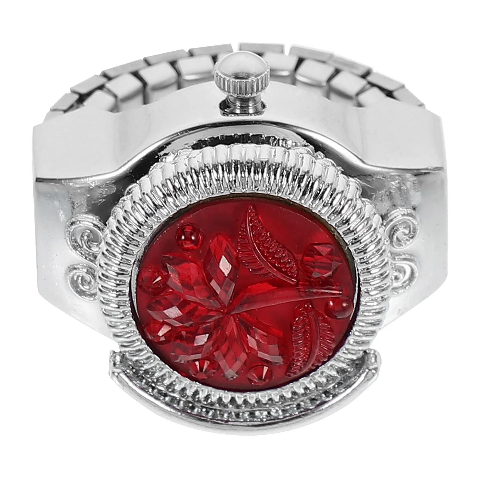 

Finger Quartz Clear Time Women Fashion Decorative Ring Jewelry Decorative Watch Jewelry Watch Ladies Wristwatch