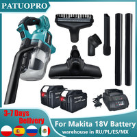 Cordless Vacuum Cleaner Rechargeable Handheld Dust Blower Floor Car Pet Hair Multifunction Cleaning Tools For Makita 18V Battery