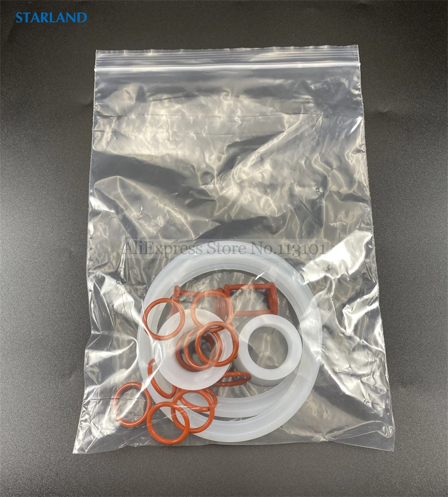 1 مجموعة من حلقات الختم طوقا الملحقات 18 قطعة مزيج ZM قطع غيار ماكينات الآيس كريم MK صناع الآيس كريم الناعم