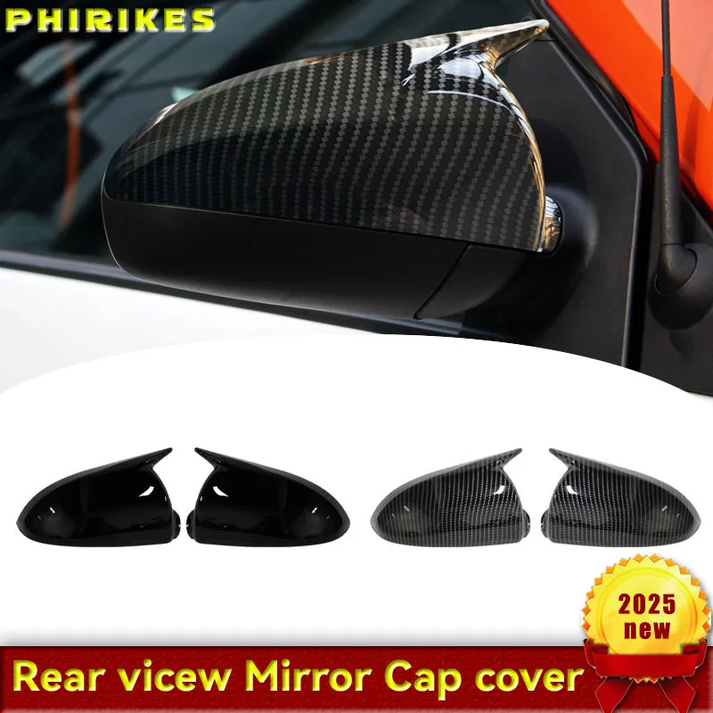 

Накладка на боковое зеркало заднего вида, глянцевая черная, с эффектом карбона, подходит для Mercedes Smart Fortwo W451 2008-2014.