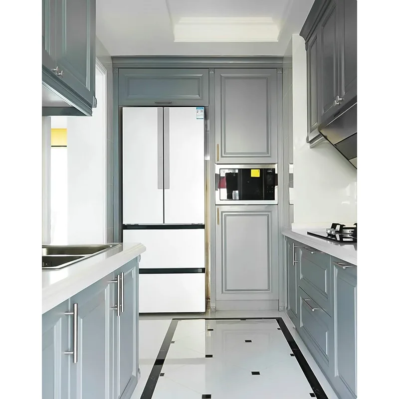 6 Pack Brushed Nickel Stainless Steel Cabinet Pulls, Modern Kitchen Drawer Handles Hardware