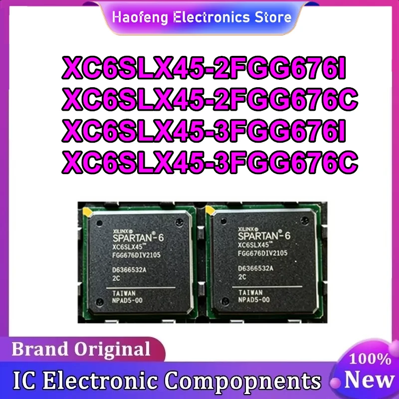 XC6SLX45-2FGG676I XC6SLX45-2FGG676C XC6SLX45-3FGG676I XC6SLX45-3FGG676C BGA IC Chip 100% New Original In Stock