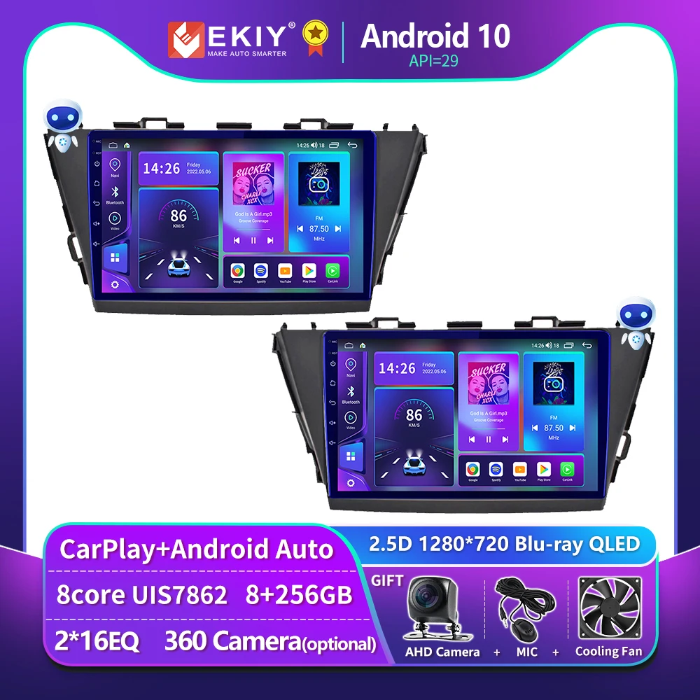 

EKIY T900 For Toyota Prius Plus V Alpha 2012 - 2017 Car Radio Multimedia Video Player Navigation GPS Android Auto No 2 Din DVD