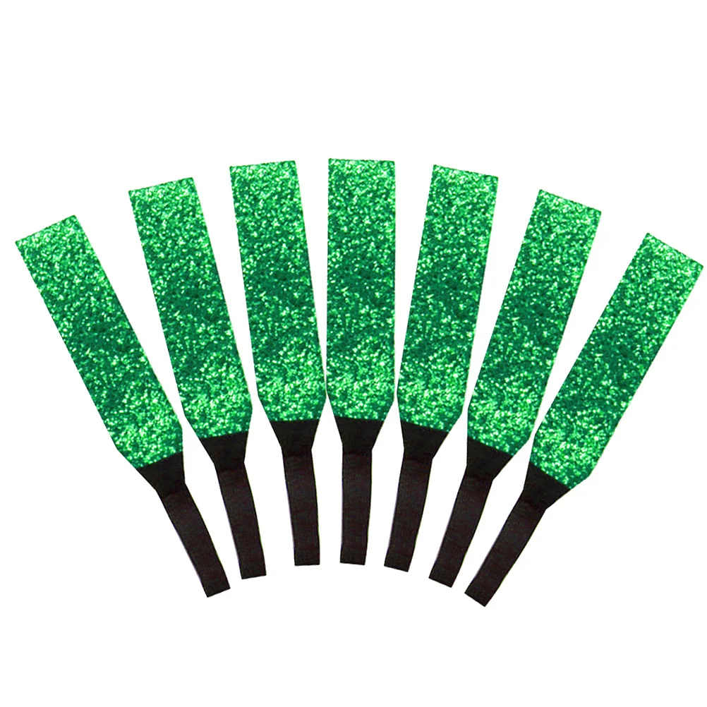 

12Pcs Elastic Sports Hairbands Candy Color Shiny Glitter Headwraps Comfortable Hair Holders for Workout Spa Facial