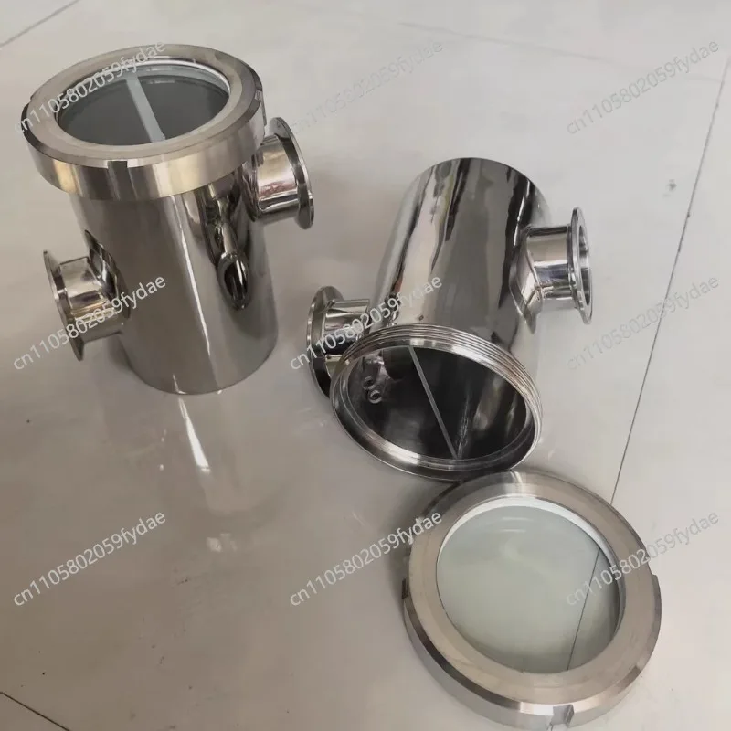 304 stainless steel movable air blocker, anti-backflow, sight glass floor drain soda separation barrier.