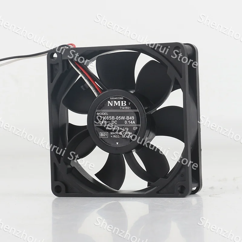 New original NMB 8020 DC24V 0.14A AC EC 8CM printing copier inverter 80X80X20MM Three wire cooling fan 3108SB-05W-B49