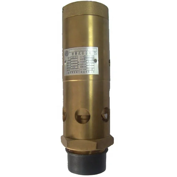 Spring 1/4 inch Threaded Connection Brass Gas Lift Air Compressor Pressure Safety Relief Valves