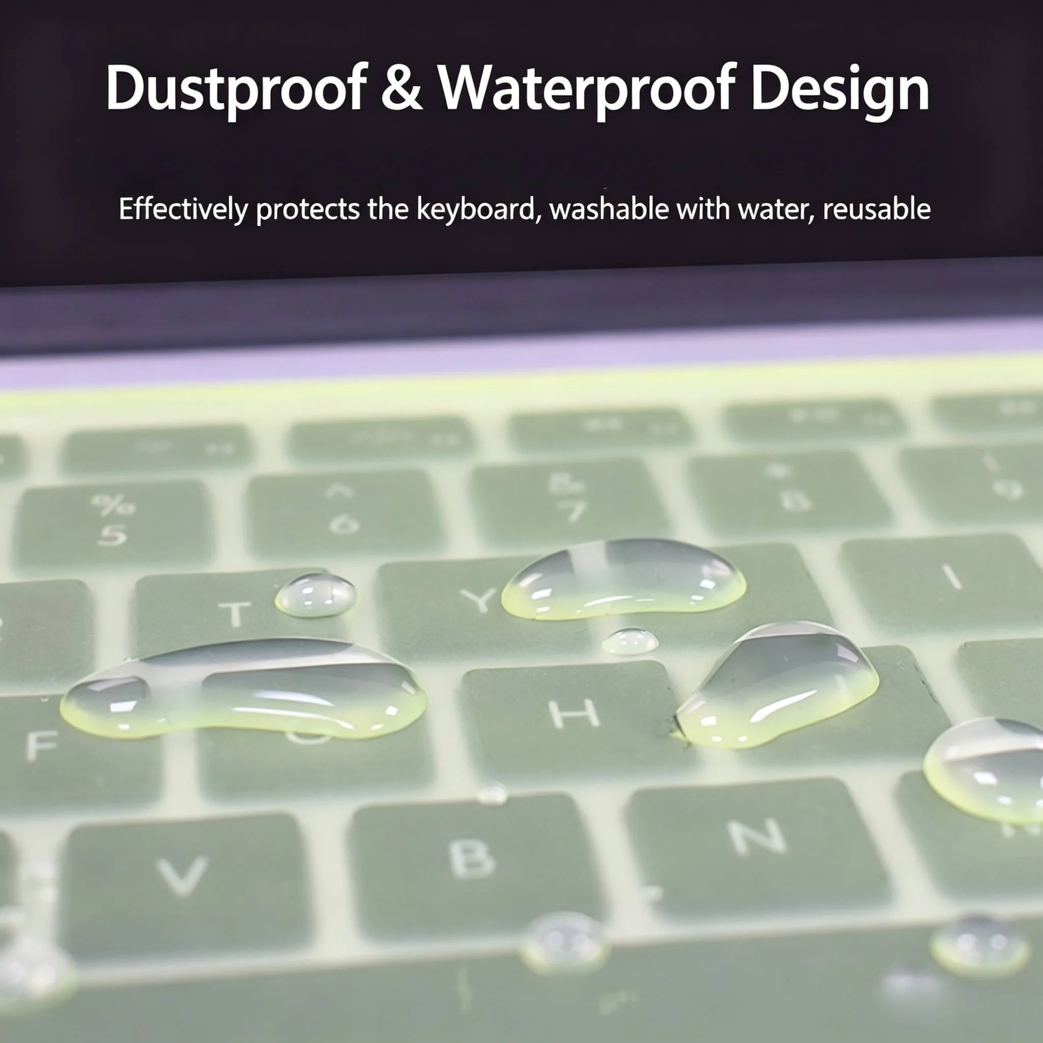 piece ultra-thin keyboard protection and cleaning set, effectively protecting the keyboard, suitable for 15-17.0-inch laptops