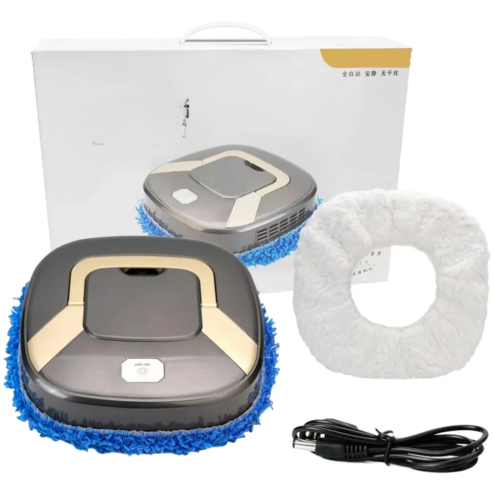 Robotic Floor Scrubber with Random Navigation Hand Like Scrubbing Motion 2400mAh Battery for Hard Floors For Home Use