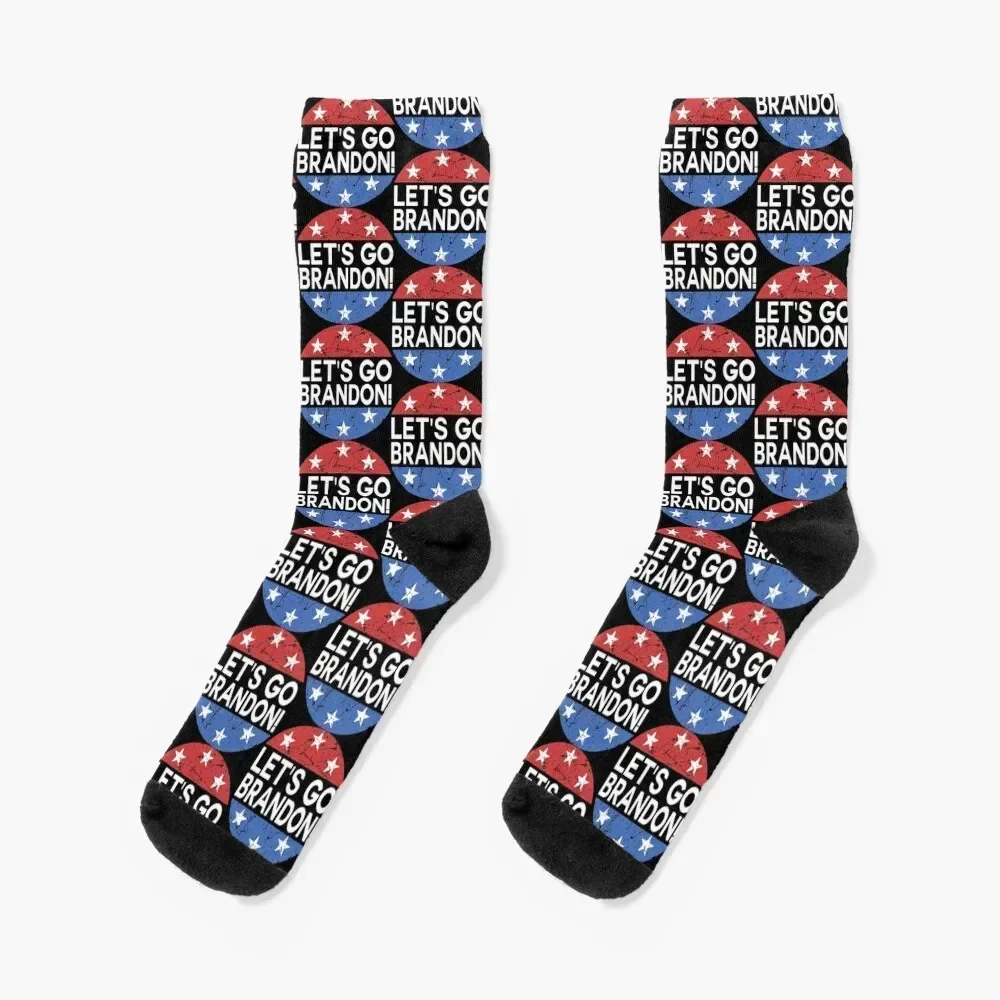 

lets go brandon lets go brandon lets go brandon Socks kawaii halloween japanese fashion Socks Woman Men's