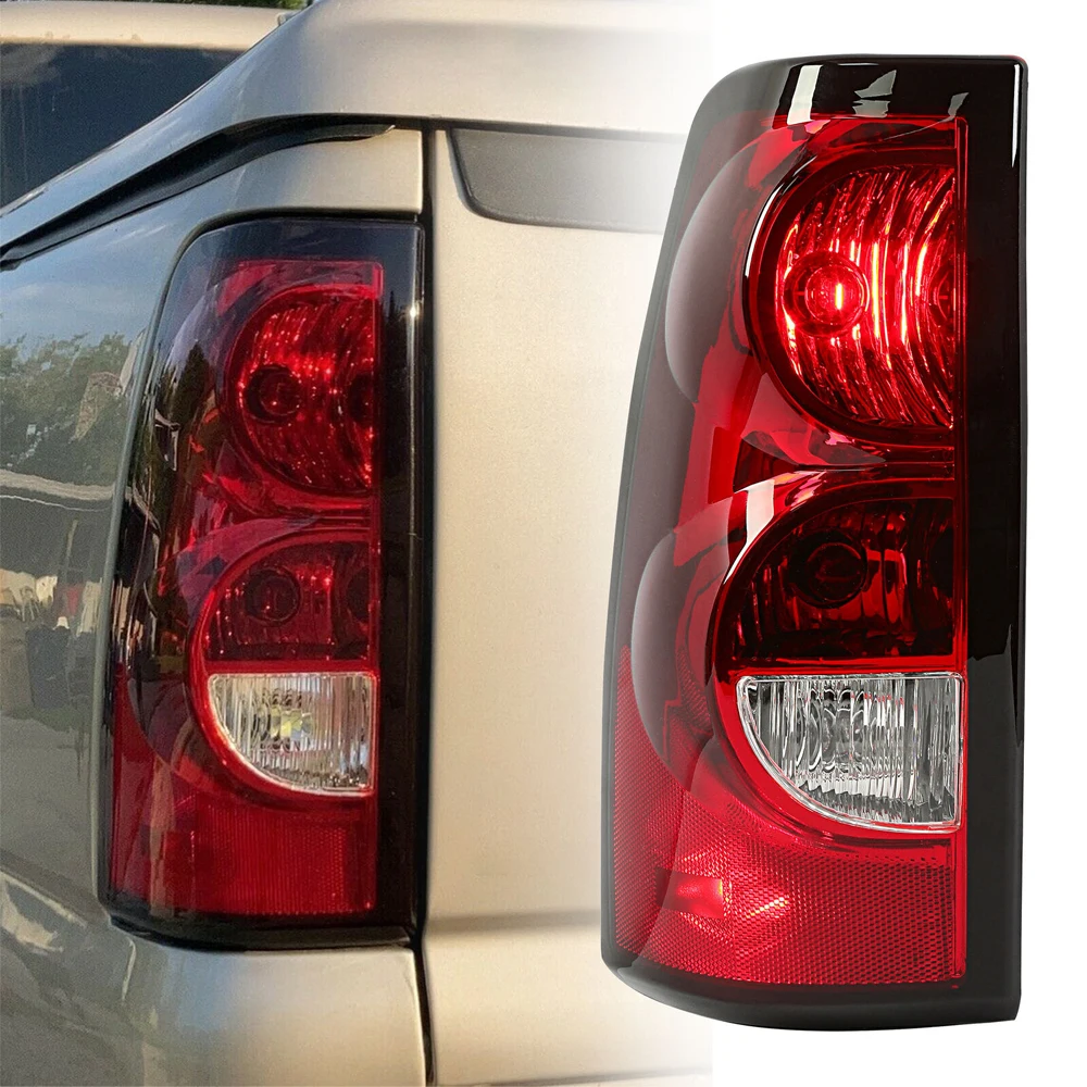 For Silverado 2003 2004 2005 2006 Car Tail Light Brake Lamp Left/Right Rear Tail Light with Wiring Harness 19169003 19169005