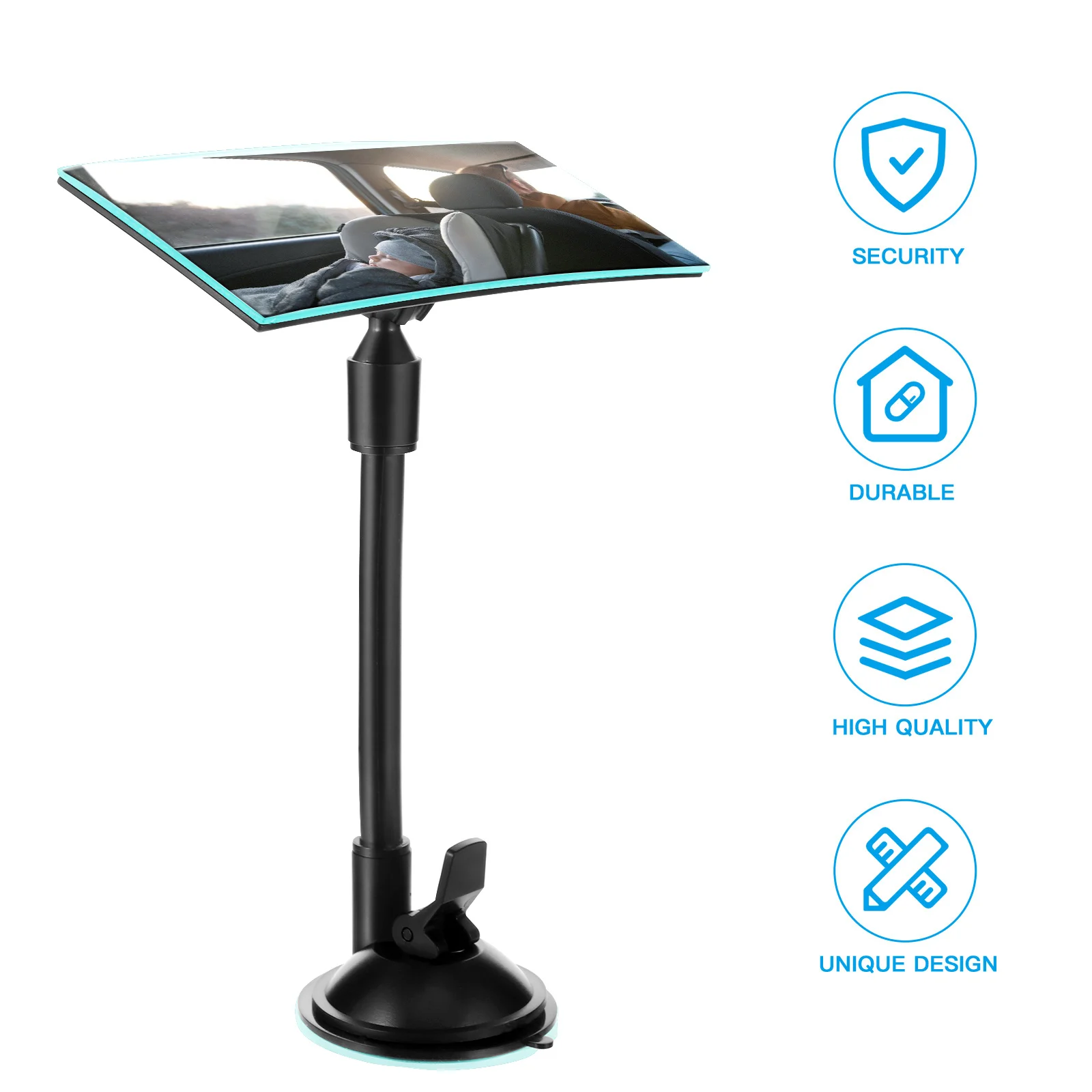 

ERINGOGO 1 PC Rearview Mirror Safety Adhesive Wiper Auto Auxiliary Car Camera Interior Glass Protector