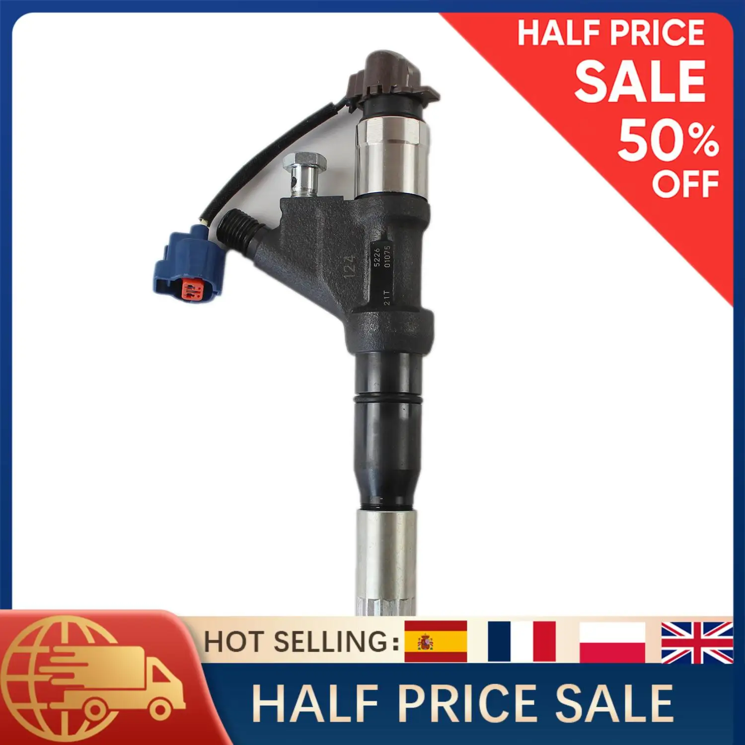 

Fuel Injector 095000-5224 095000-5225 095000-5226 23670-E0341 Common Rail Injector For Hino P13C E13C 12.9L Engine