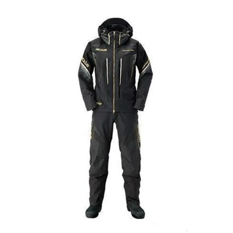 Hooded Jacket for Men, Fishing Clothing, Long Pants, Rock Suit, Thick, Waterproof, Warm, New Brand, Winter, 2024, 112R