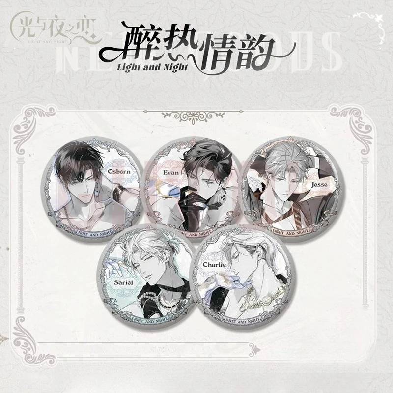 

Нагрудный значок 5,8 см «Свет и Ночь» (Эван, Чарли, Сариэль, Джесси) – коллекционные настольные украшения, подарок на день рождения для девочек и мальчиков