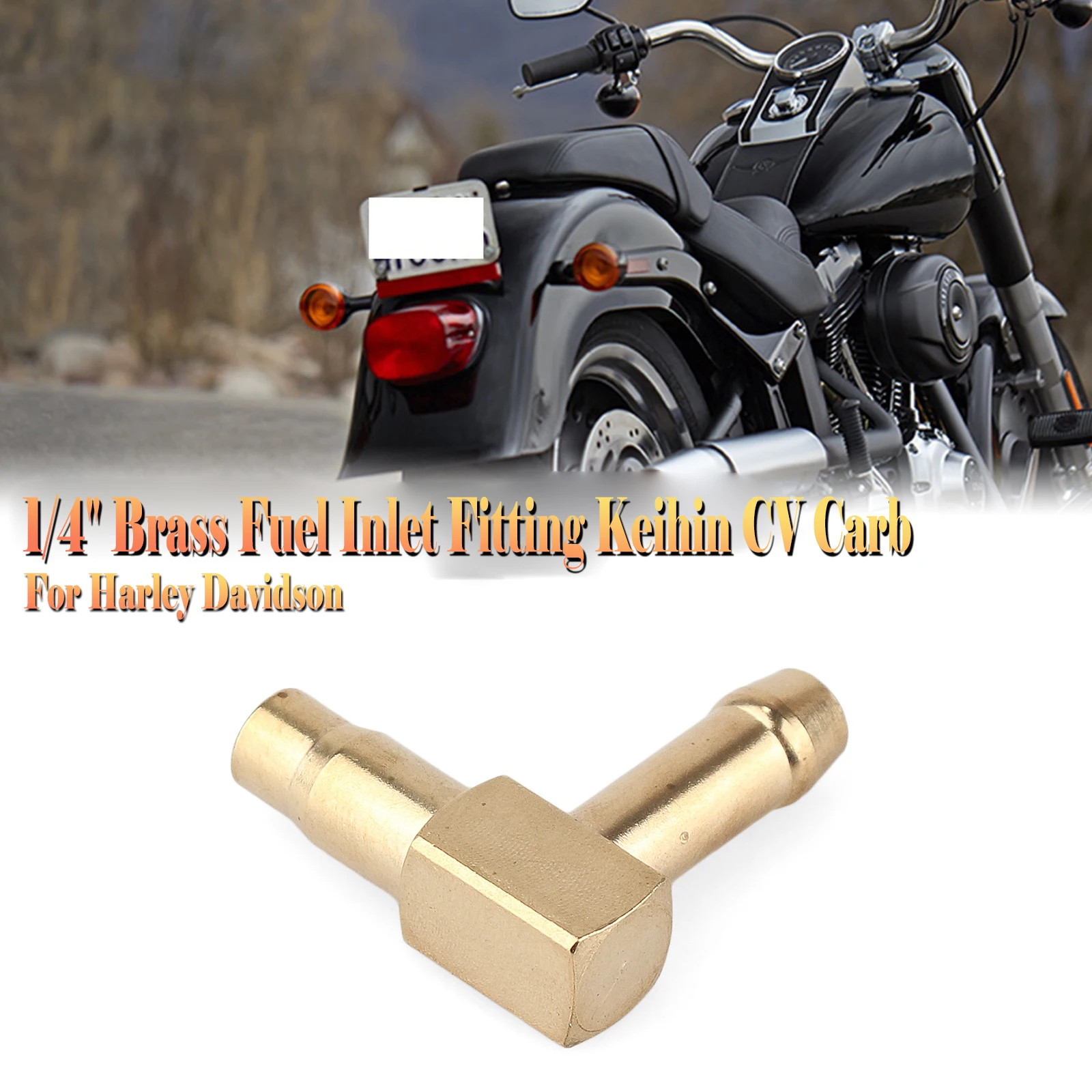 

Motorcycle Fuel Inlet Fitting For Harley Davidson 1976-2006