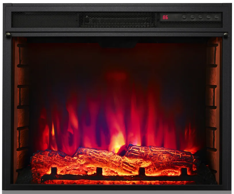 Modern electric insert remote control decorative flame electric insert fireplace