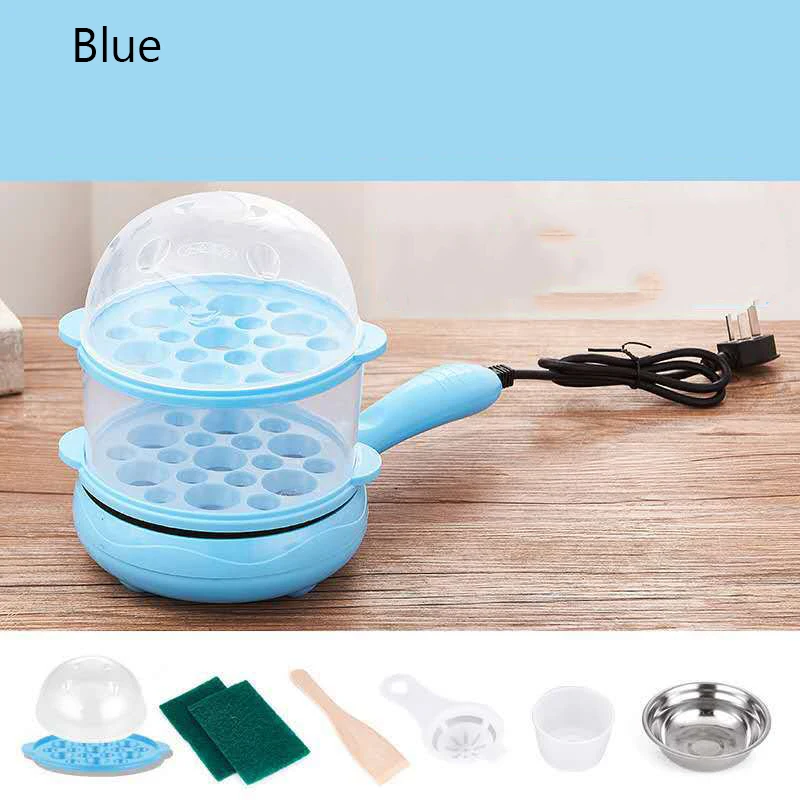 Frying Pan 1PC Frying Sautéing Cooking Multifunctional All-in-One Double Deck Mini Electric Fry Egg Cooker Breakfast Machine