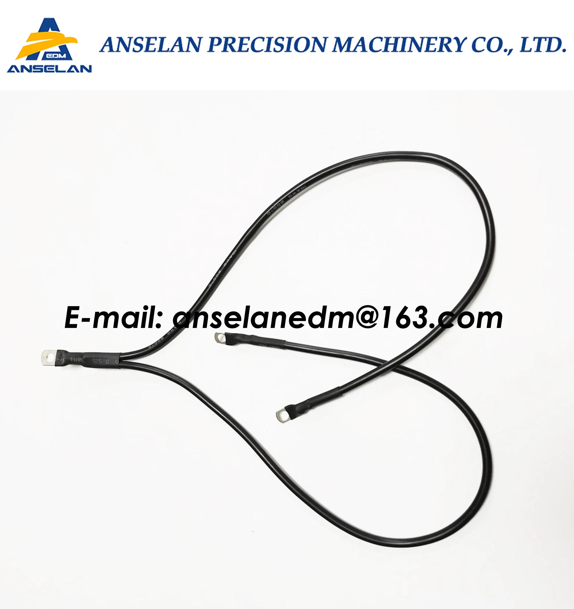 200330790 edm Ground Cable L=530mm for ROBOFIL 100 machine. Charmilles 330.790, 200.330.790, C330790, 24.54.125 EDM Grounding