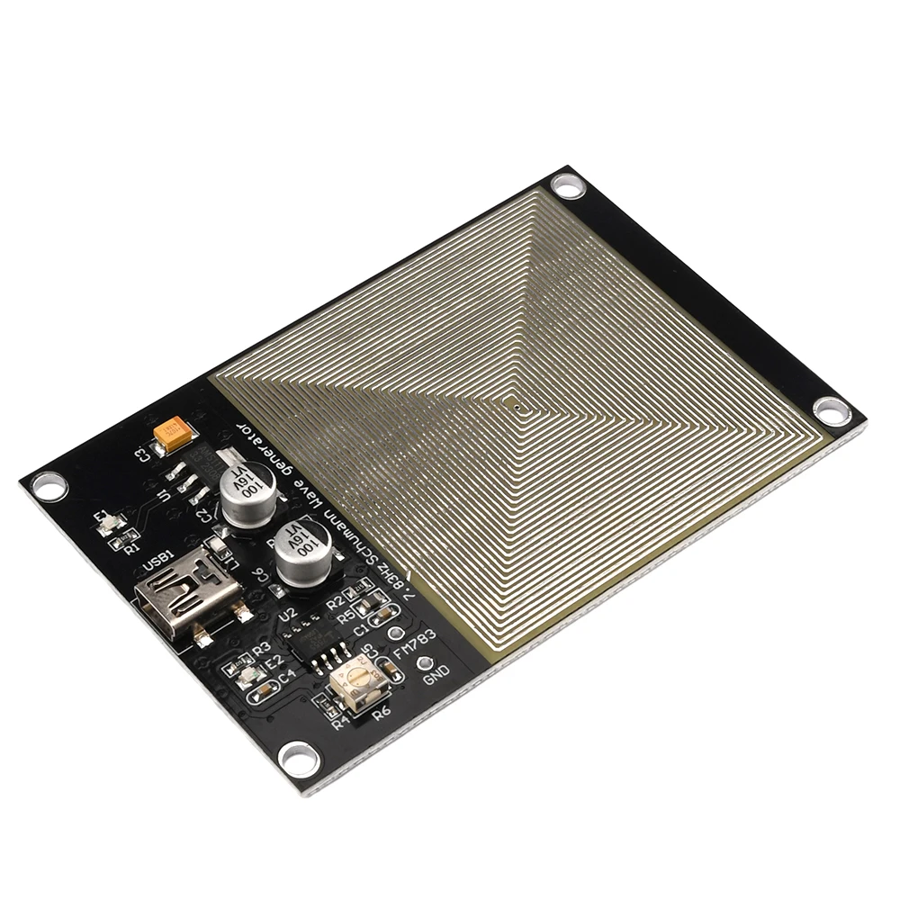 Schumann Wave Generator com Ultra Low Frequency Pulse Generator Audio Resonator Melhorar o Som do Sono Mini Cabo Usb 7.83hz