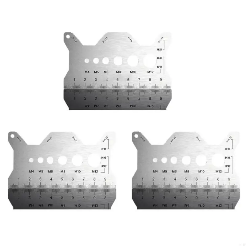 964E High Accuracy Double Scale Thread Pitches Gauge With Corrosion Resistance Design