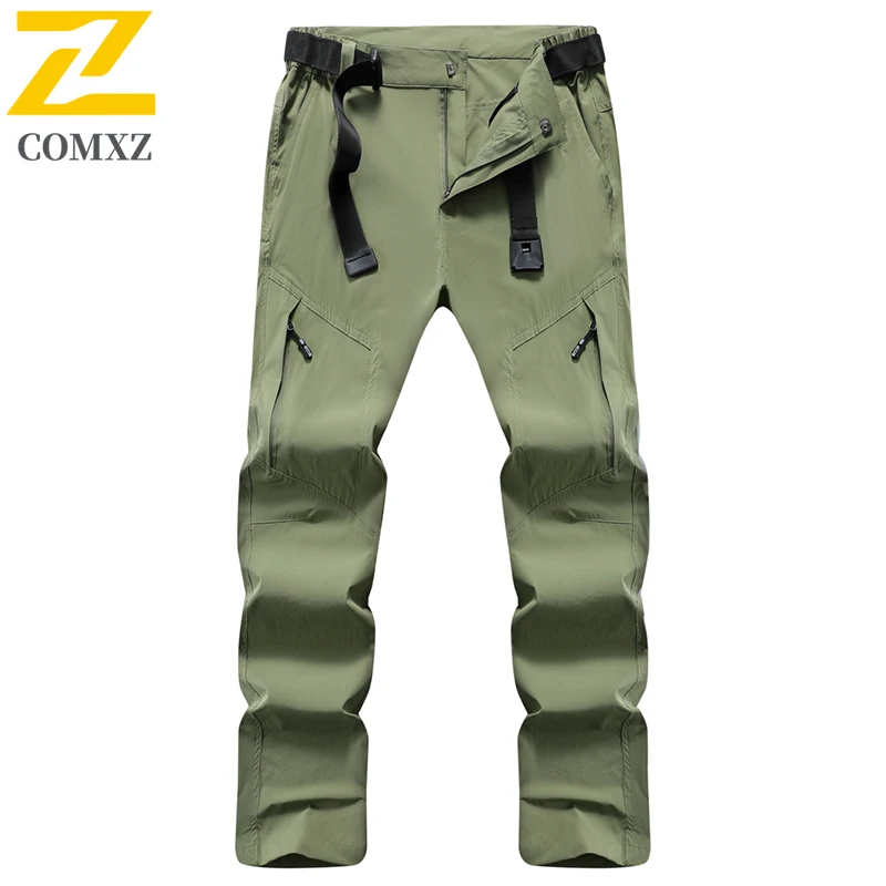 

Quick-Dry Hiking Pants Men Summer Lightweight Stretch Water-Resistant Windproof Outdoor Camping Fishing Trekking Breathable 2025