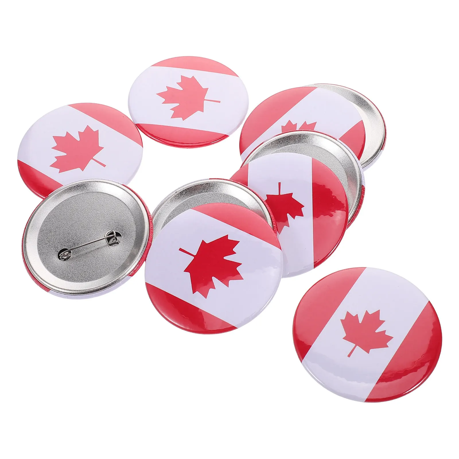 10 Flag Jewelry Pin Lapel Pins Badge Brooch Souvenir Keepsake Maple Leaf