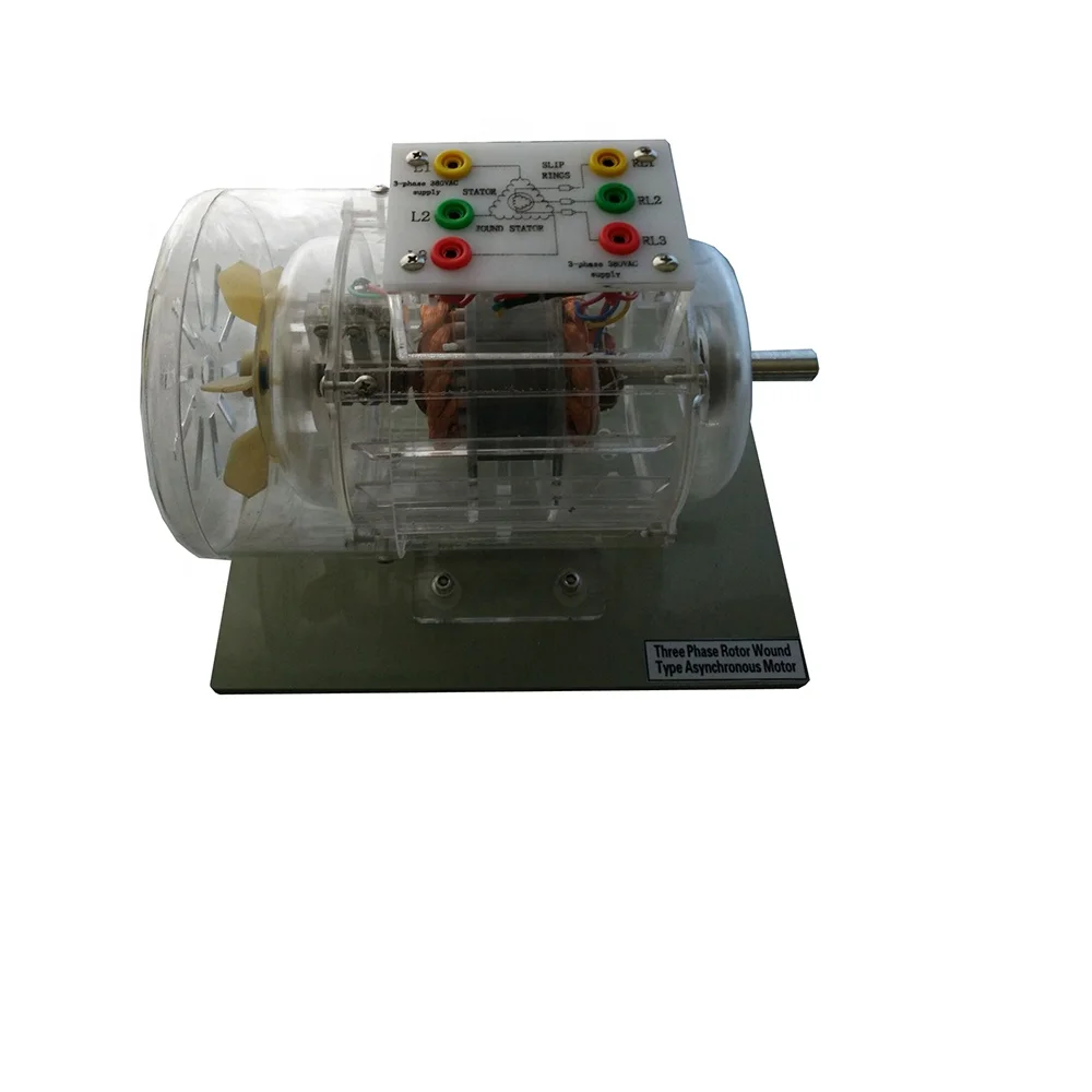 Transparent Motor Trainer Electrical Teaching Demonstration Equipment for Schools