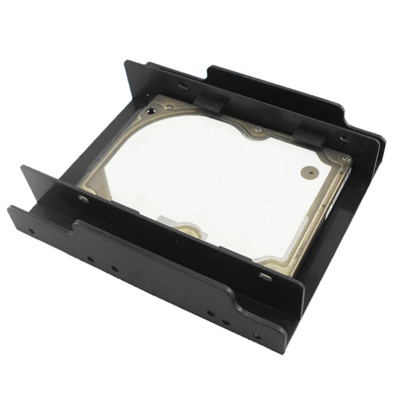 2X 3.5 Inch To 2.5 Inch SSD/HDD Hard Drive Drive Bay Adapter Mounting Bracket Converter,Double Bay