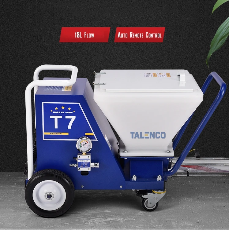 T7 Pro Exterior Texture Sprayer  Texture Hopper Gun