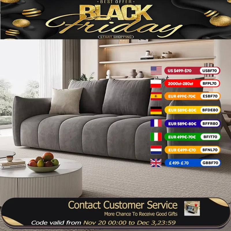 

Dark Aesthetic Living Room Sofas Gray European Nordic Modern Floor Living Room Sofas Lazy Sleeper Couch Wohnzimmer Furniture