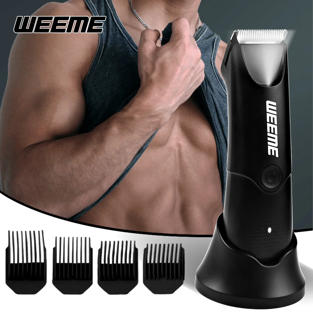 

Новые парикмахерские лезвия, персональные стрижки, электрические машинки для стрижки волос со светодиодной подсветкой, триммер для бороды с подставкой - идеальный мужской подарок