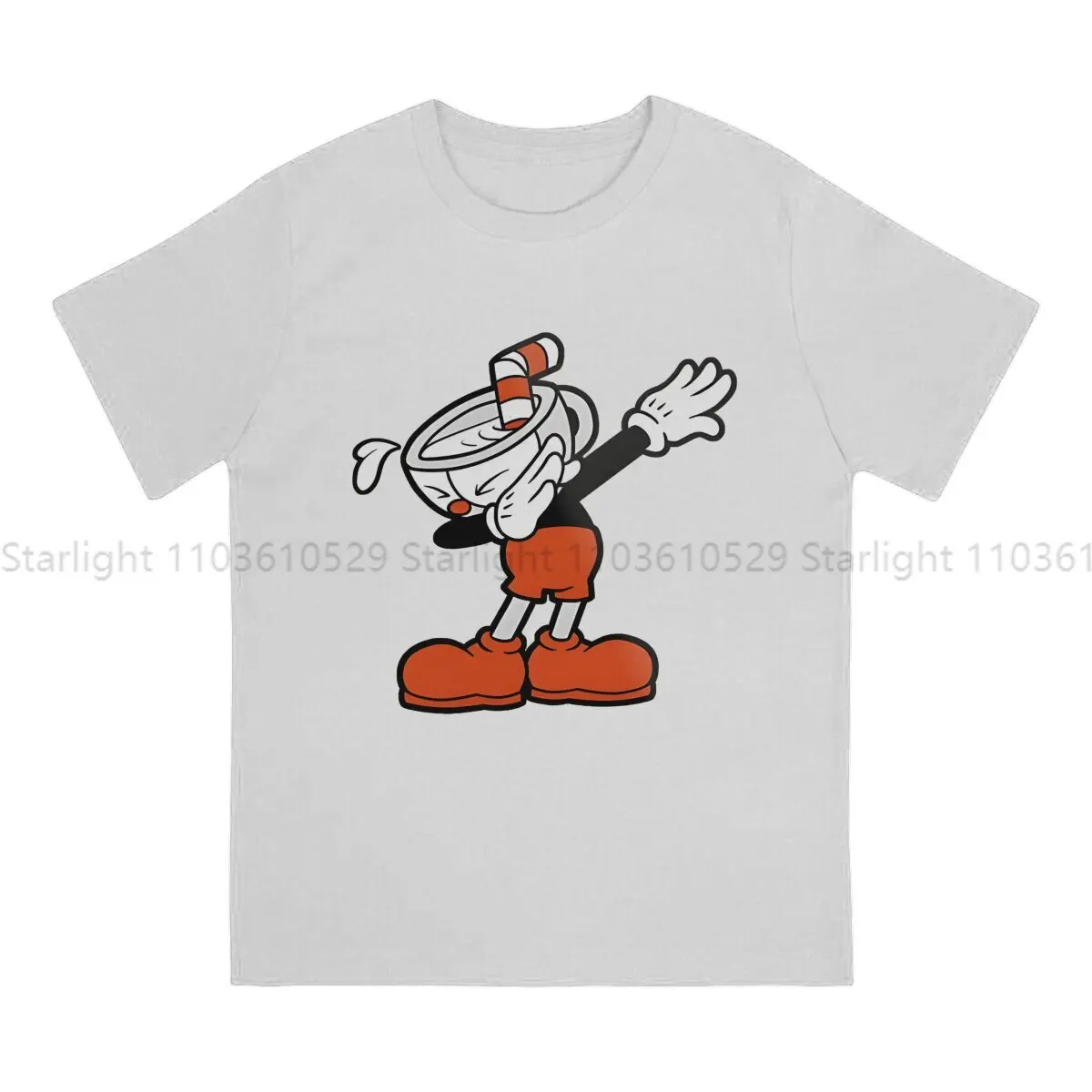 Classic O Neck TShirt Cuphead Original Polyester T Shirt Men