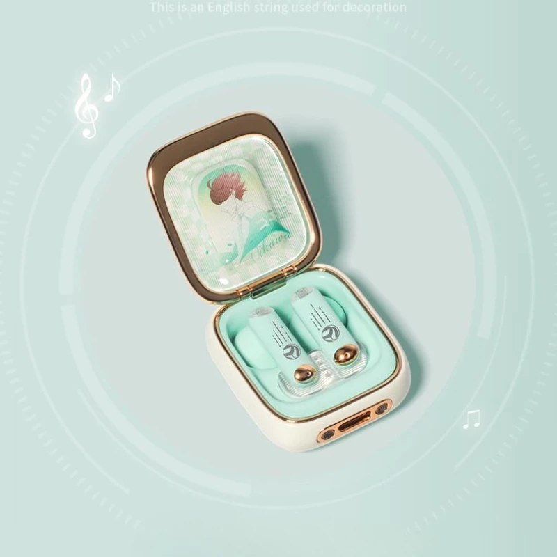 โออิคาวะ โทรุ ไฮคิวหูฟังไร้สายอะนิเมะของขวัญน่ารักไฮไฟ บลูทูธ 5.3 ชุดหูฟังคอสเพลย์ตัดเสียงรบกวนแบบแอคทีฟหูฟัง