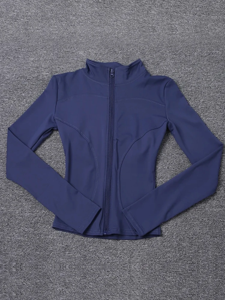 Dámská sportovní bunda, tílko na jógu, kostým s dlouhým rukávem, tričko s kapucí, cvičební kabát, oblečení do posilovny, sportovní oblečení, léto 2025 - náhled 3