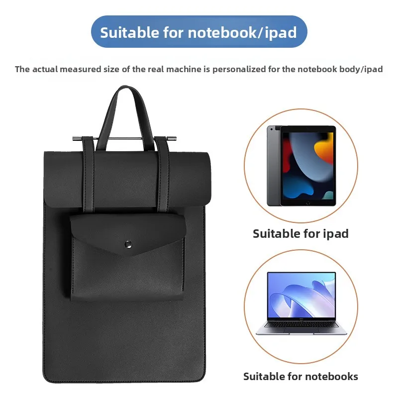 

13 14 15 16 inch Ultra Thin PU Leather Protective Pouch Cover Laptop Sleeve Case Shockproof Tablet Notebook Bag for Ipad Macbook